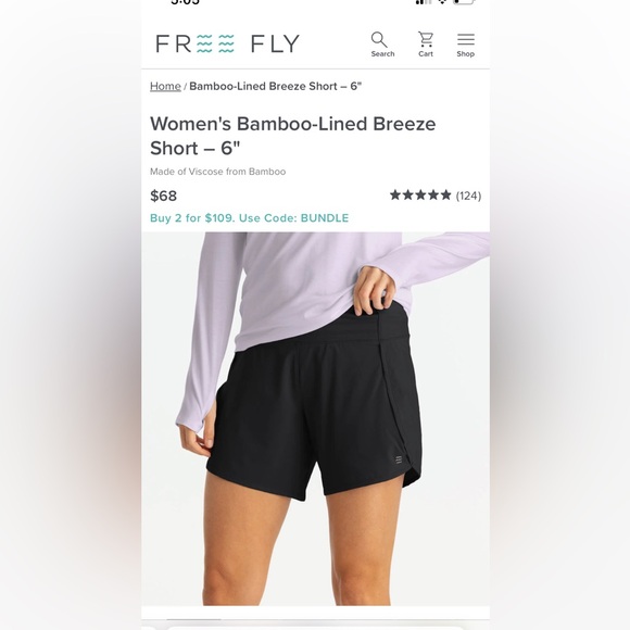 Free Fly Bamboo Shorts - Picture 9 of 9